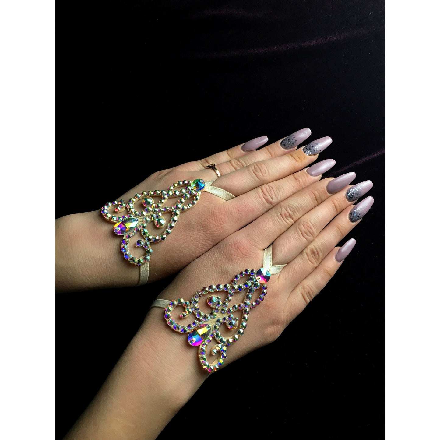 Elegant Rhinestone Bracelet - Sarah