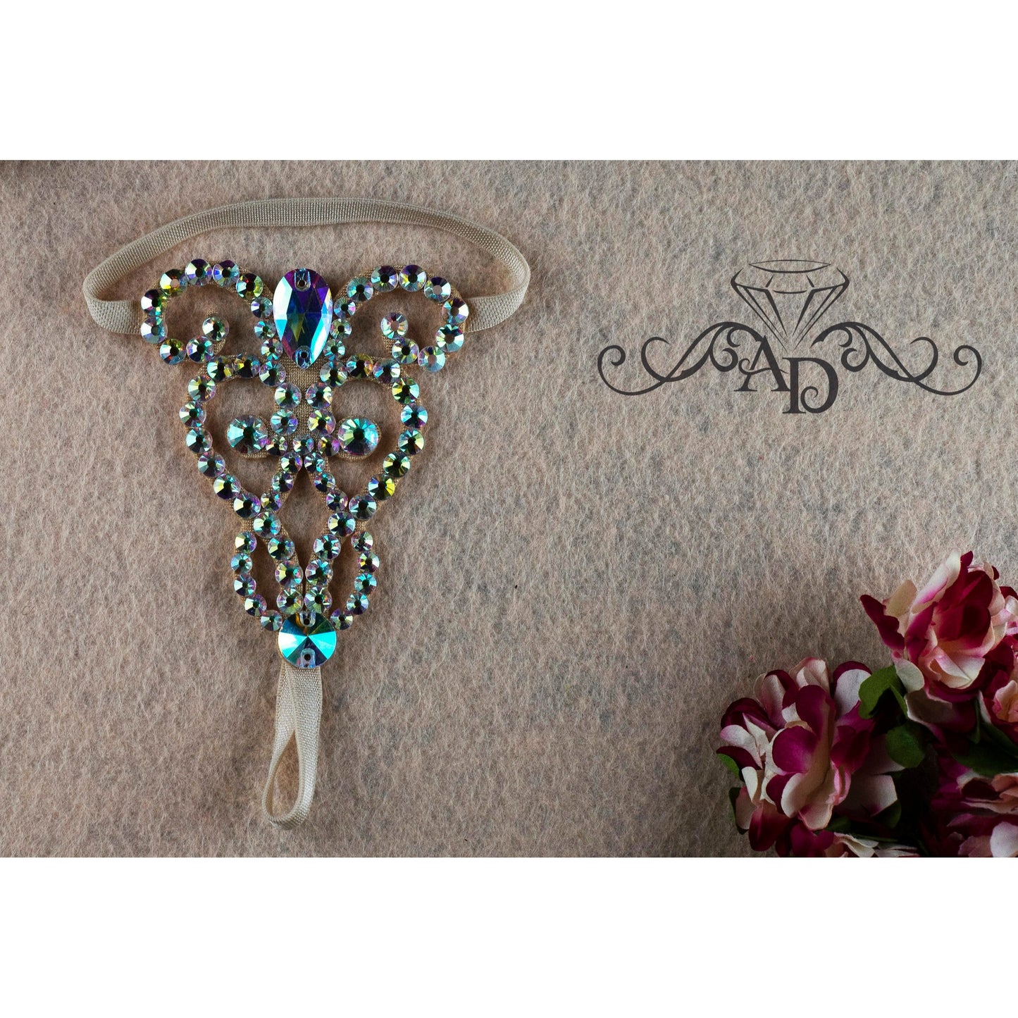 Elegant Rhinestone Bracelet - Sarah