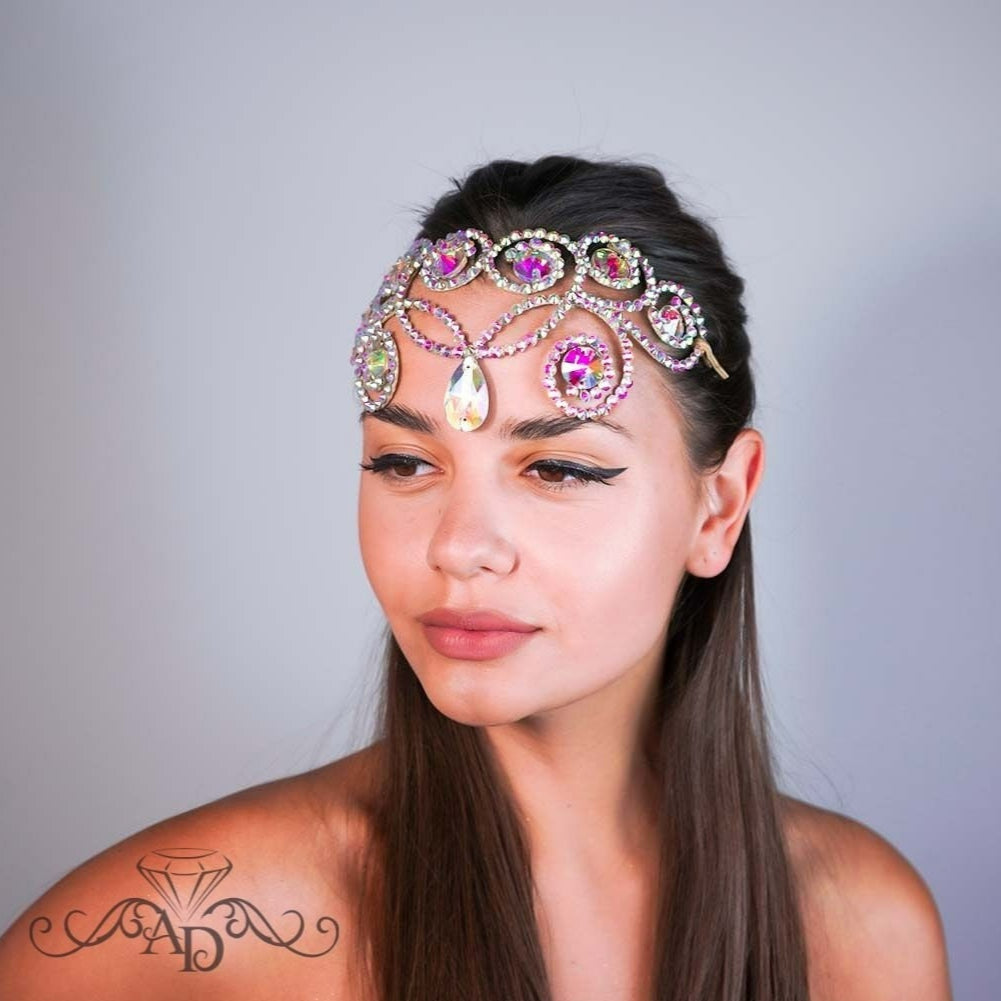 Handmade Wire Headpiece for Dance - Viola