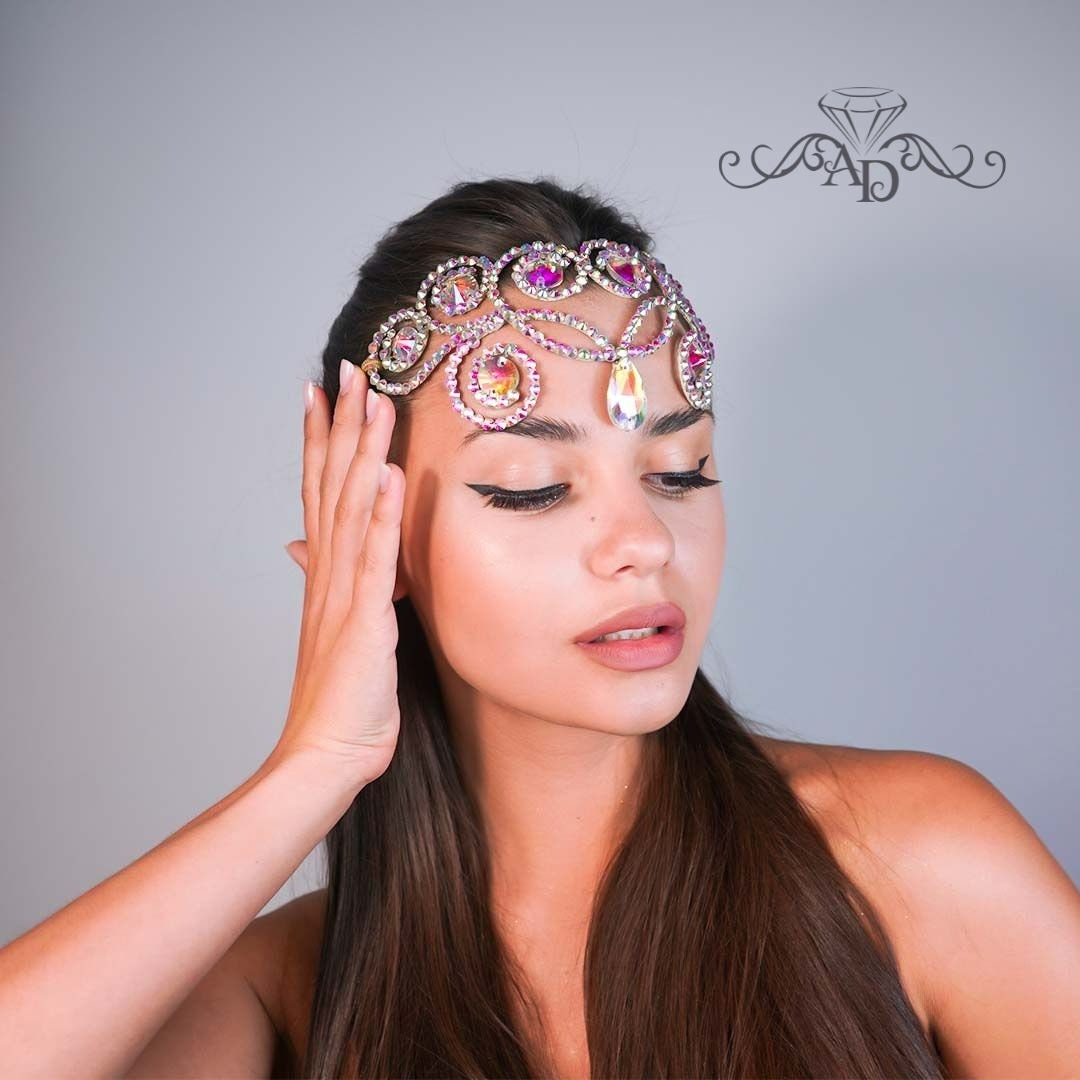 Handmade Wire Headpiece for Dance - Viola