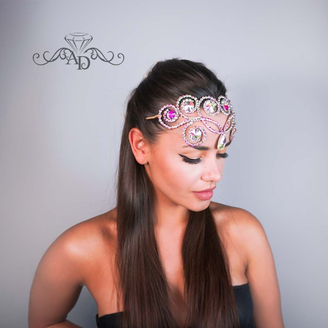 Handmade Wire Headpiece for Dance - Viola