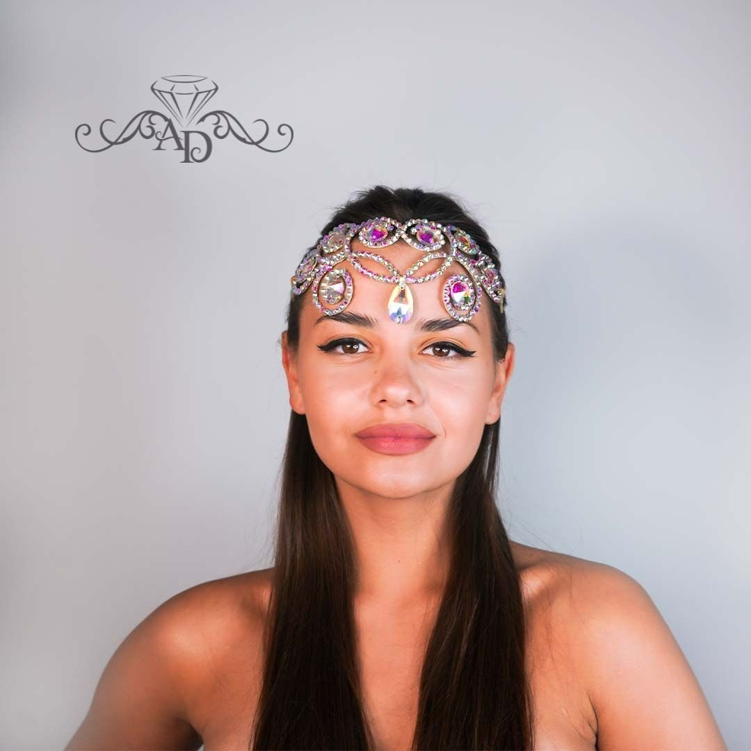Handmade Wire Headpiece for Dance - Viola