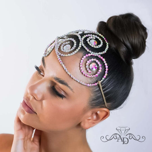 Artistic Wire Diadem for Belly Dance & Show - Alexandra