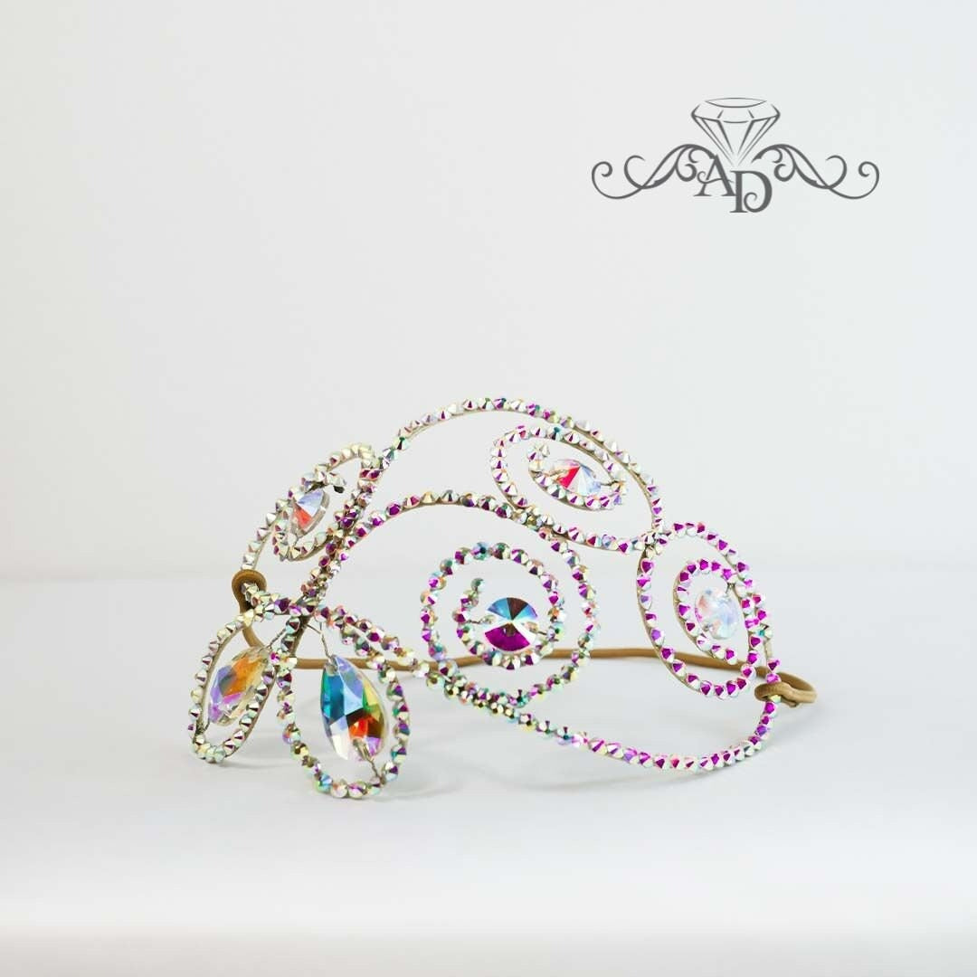 Artistic Wire Diadem for Belly Dance & Show - Alexandra