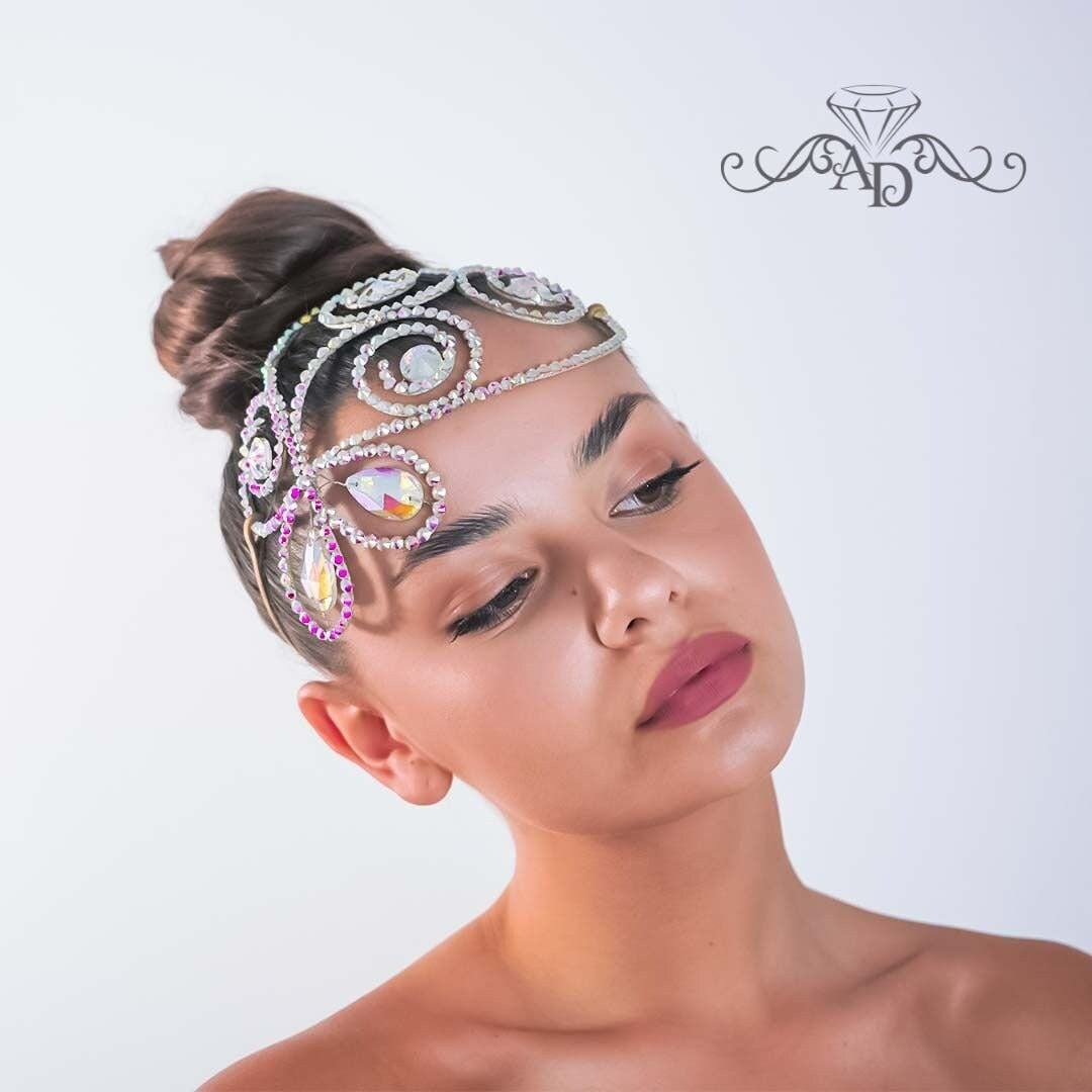Artistic Wire Diadem for Belly Dance & Show - Alexandra