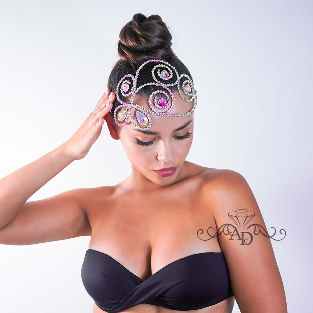 Artistic Wire Diadem for Belly Dance & Show - Alexandra