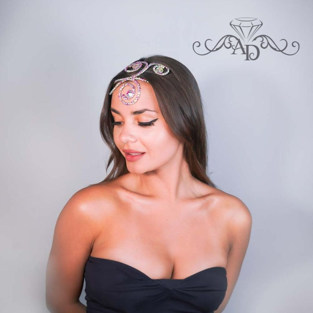 Elegant Wire Tiara for Belly Dance - Dorothy