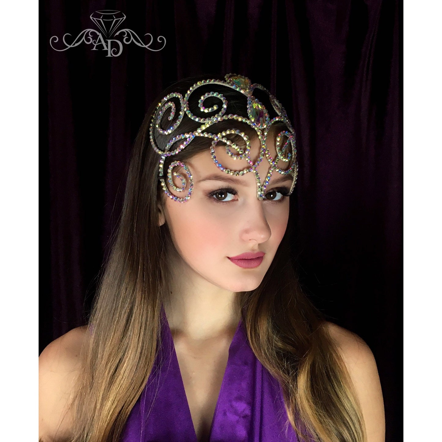 Lightweight Wire Diadem for Party Outfits - Abigail
