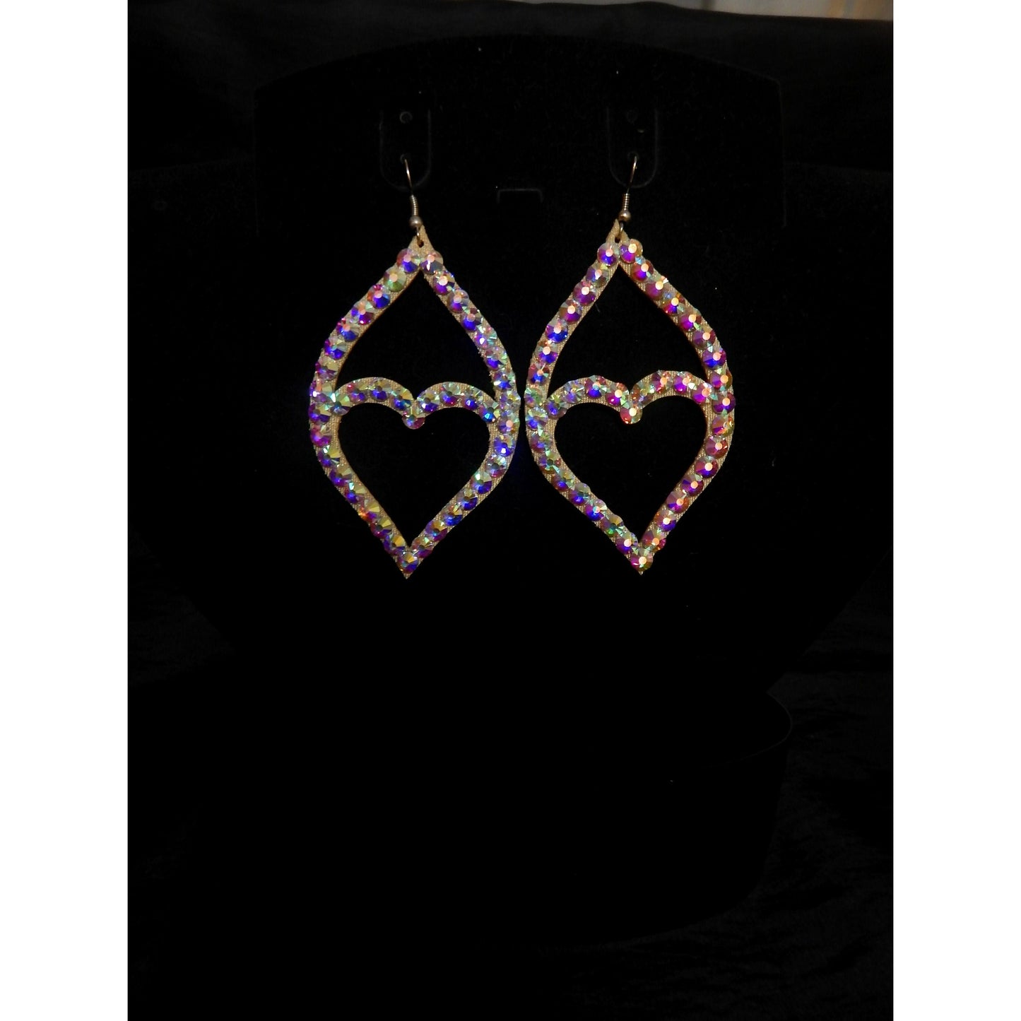 Rhinestone Dance Earrings - Ashley