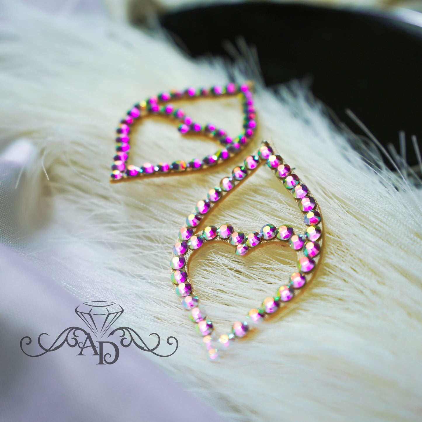 Rhinestone Dance Earrings - Ashley