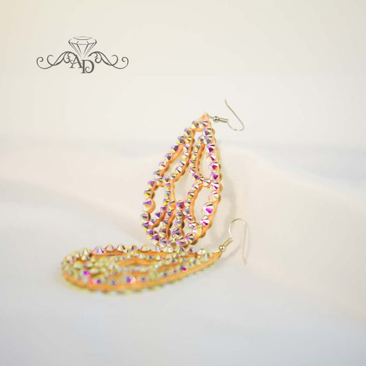 Light Reflecting Dance Earrings - Charlotte