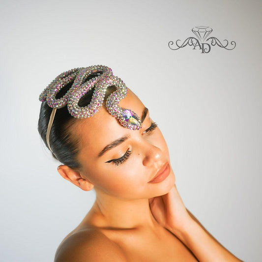 Handcrafted Wire Snake Head Piece