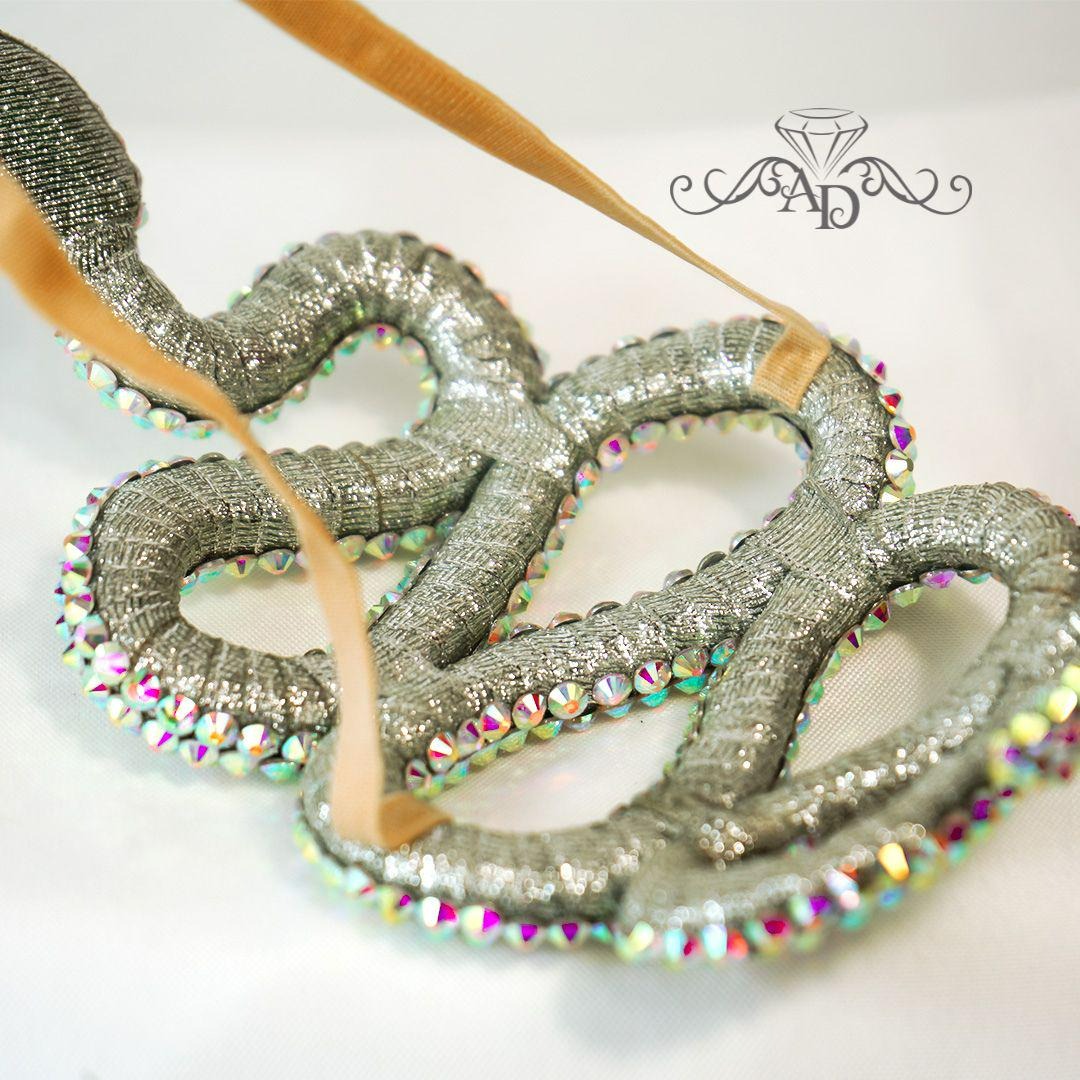 Handcrafted Wire Snake Head Piece