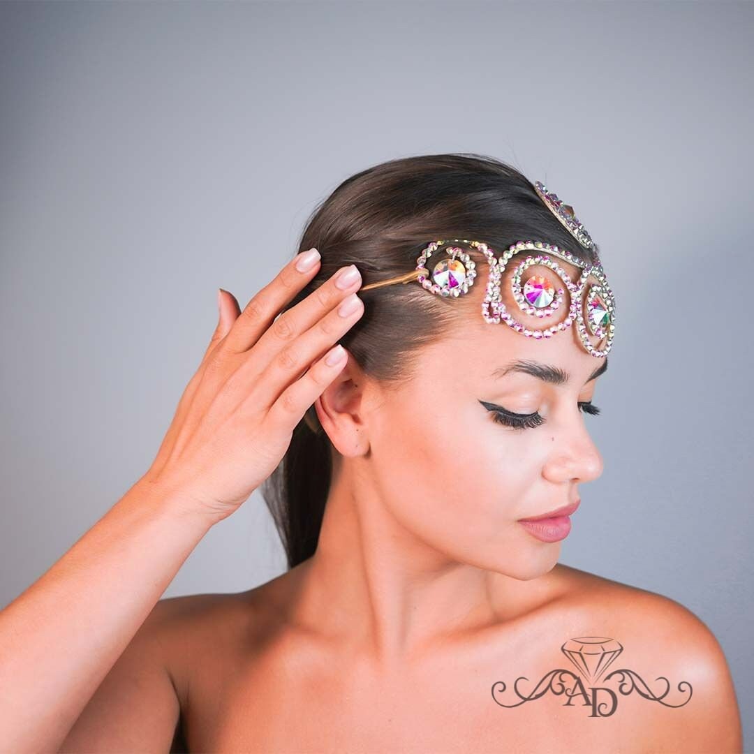 Sparkling Wire Headpiece for Show & Party - Tetiana