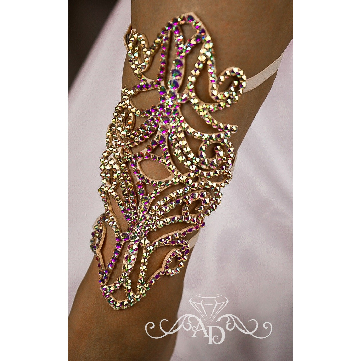 Elegant Rhinestone Leg Jewelry - Jodie