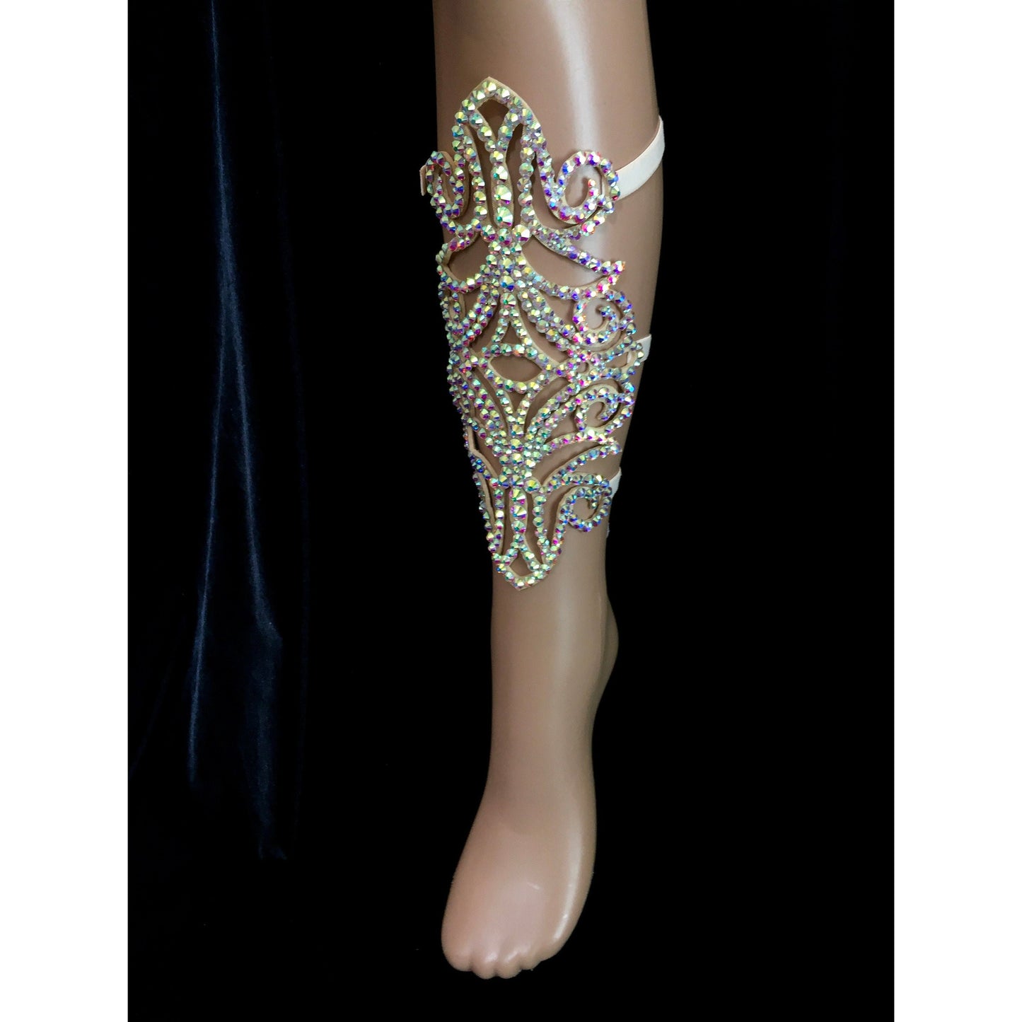 Elegant Rhinestone Leg Jewelry - Jodie