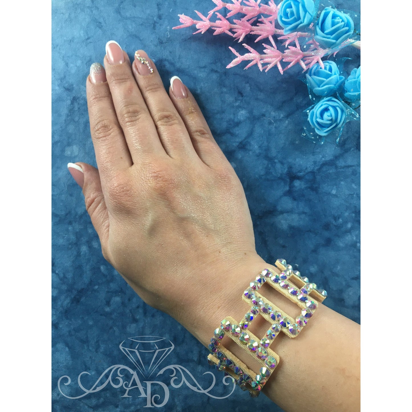 Crystal Hand Cuff Jewelry - Odri