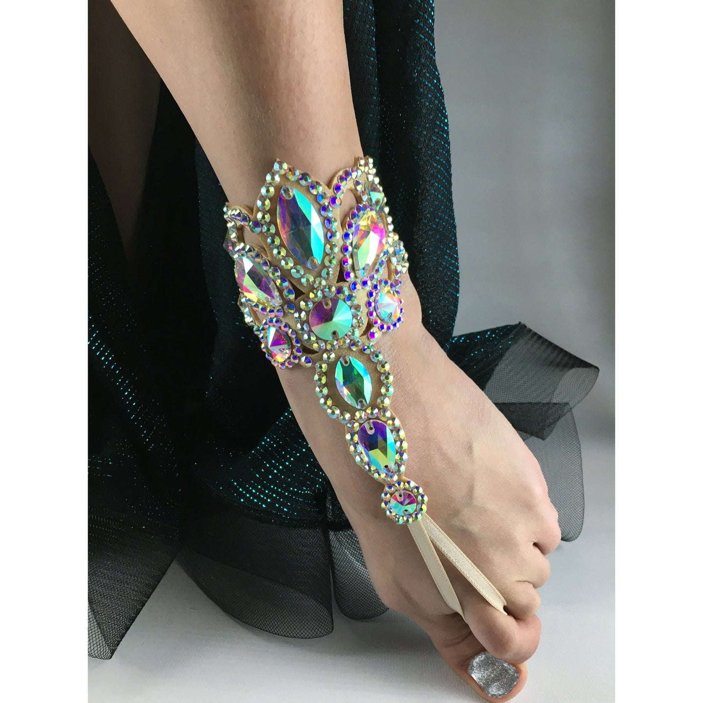 Rhinestone Foot Jewelry - Amina