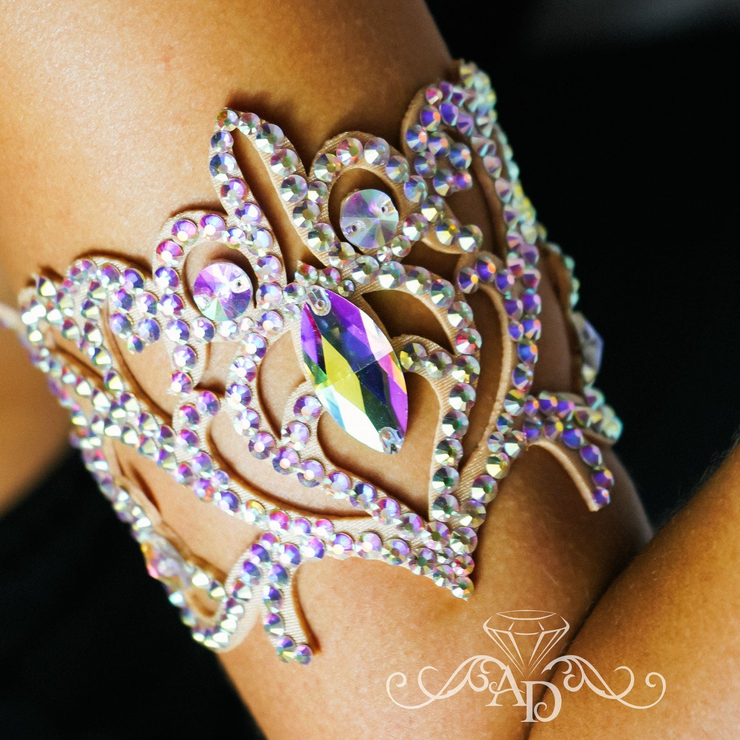 Rhinestone Arm Jewelry - Shayna