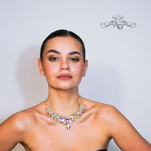 Crystal-Embellished Necklace - Mona