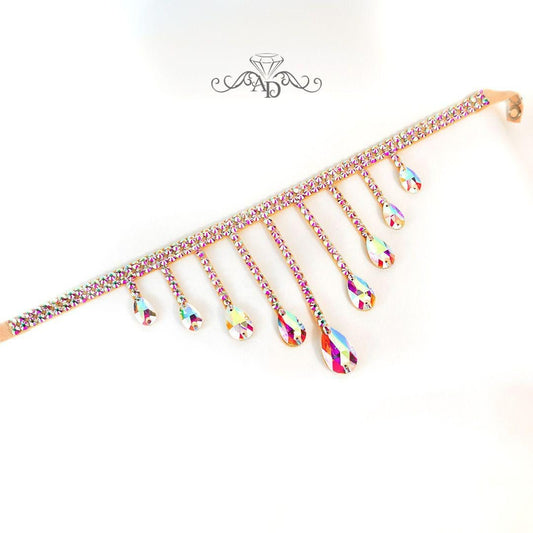 Glam Crystal Necklace - Elaina