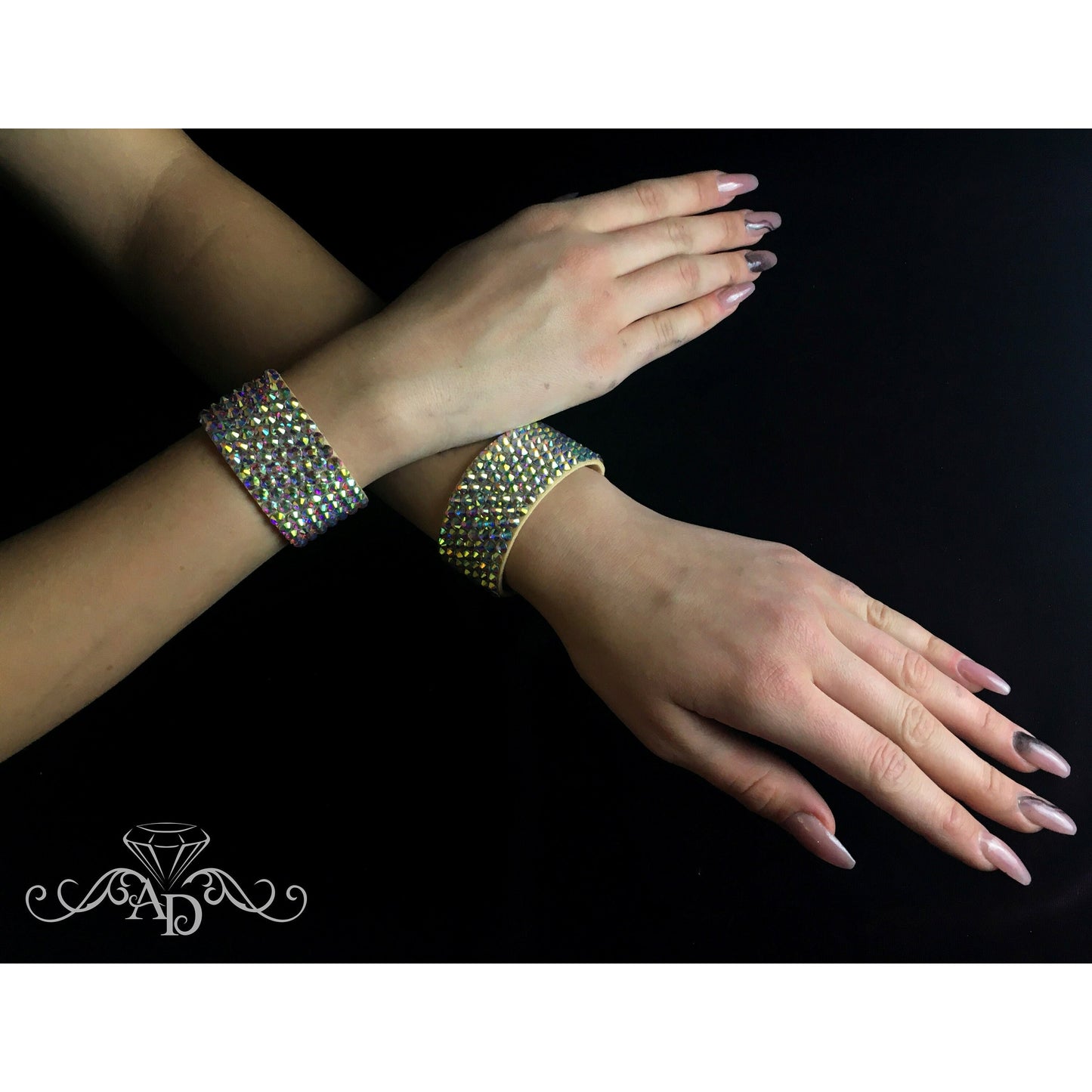 Rhinestone Wrist Cuff - Chloe