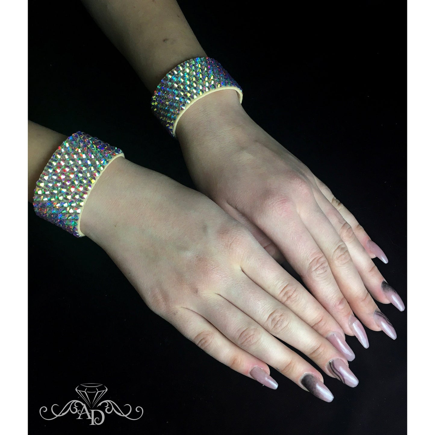 Rhinestone Wrist Cuff - Chloe