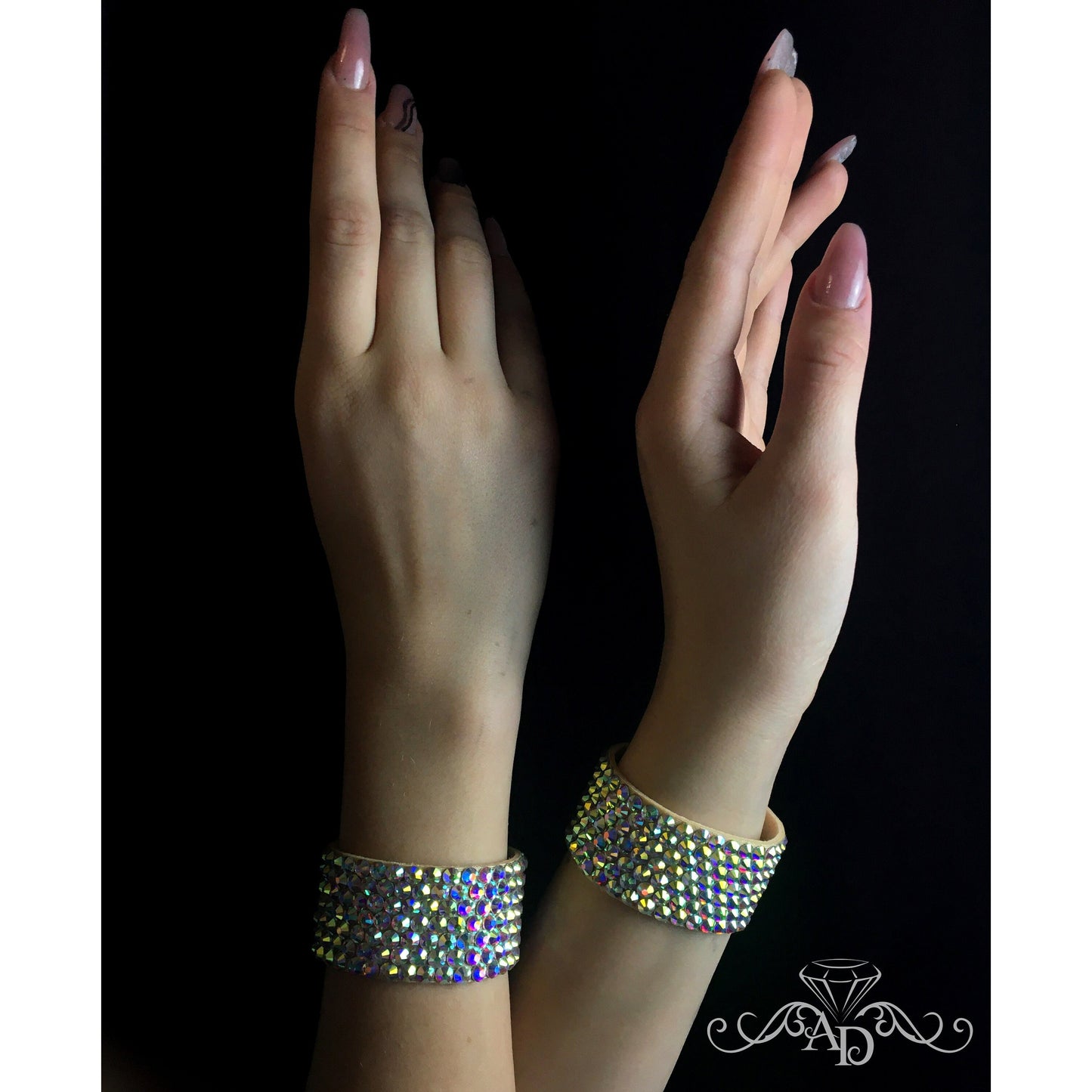 Rhinestone Wrist Cuff - Chloe
