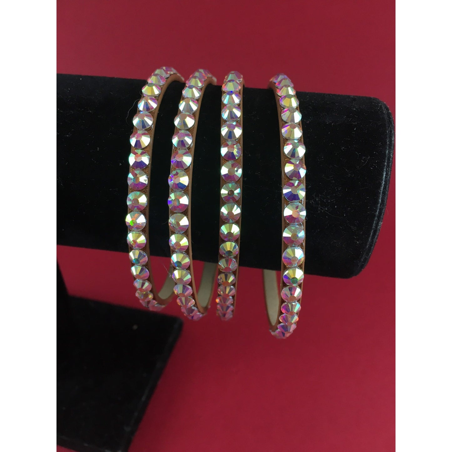 Rhinestone Wrist Cuff for Dancers