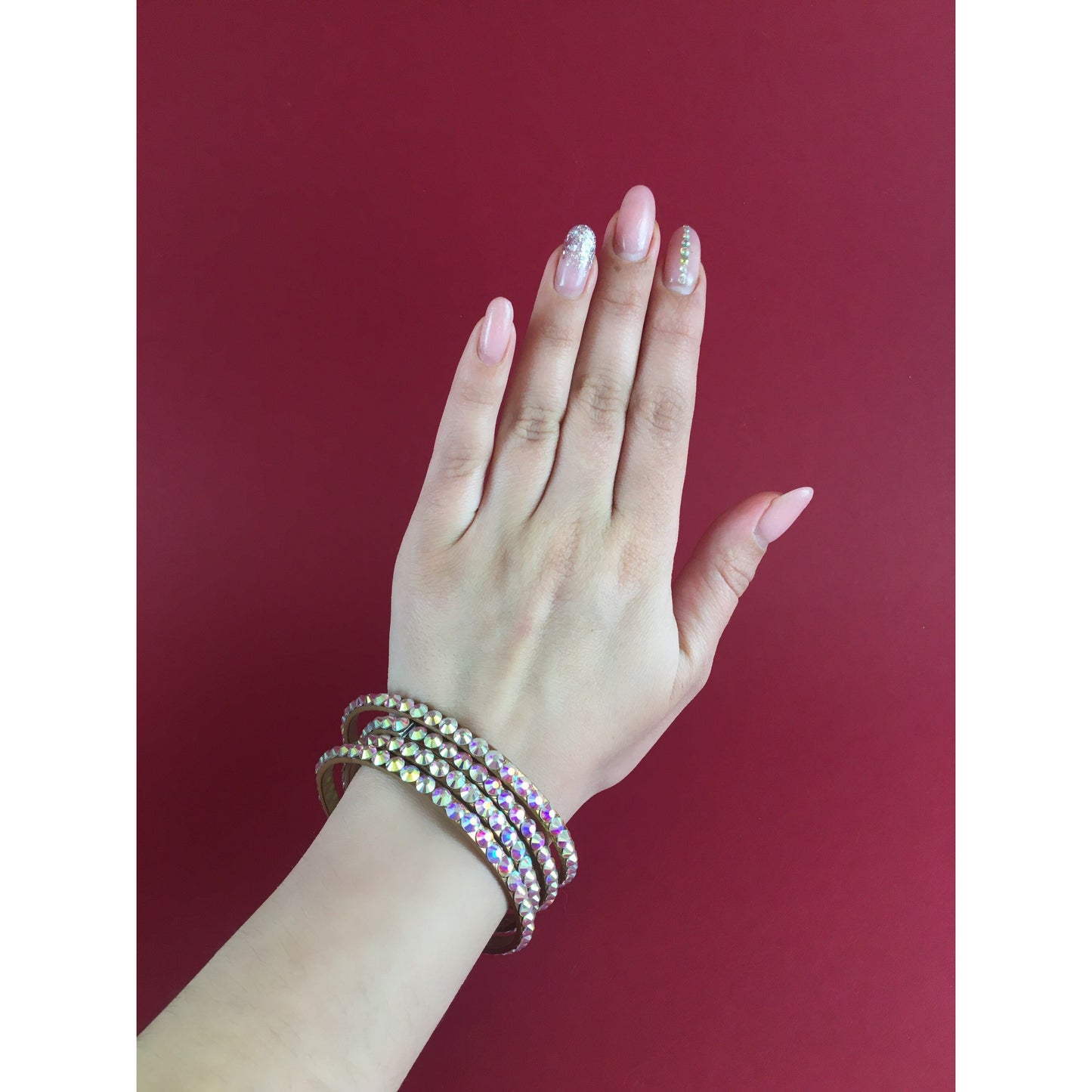 Rhinestone Wrist Cuff for Dancers