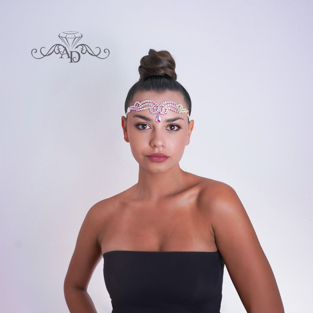 Handmade Forehead Headband - Anastasia