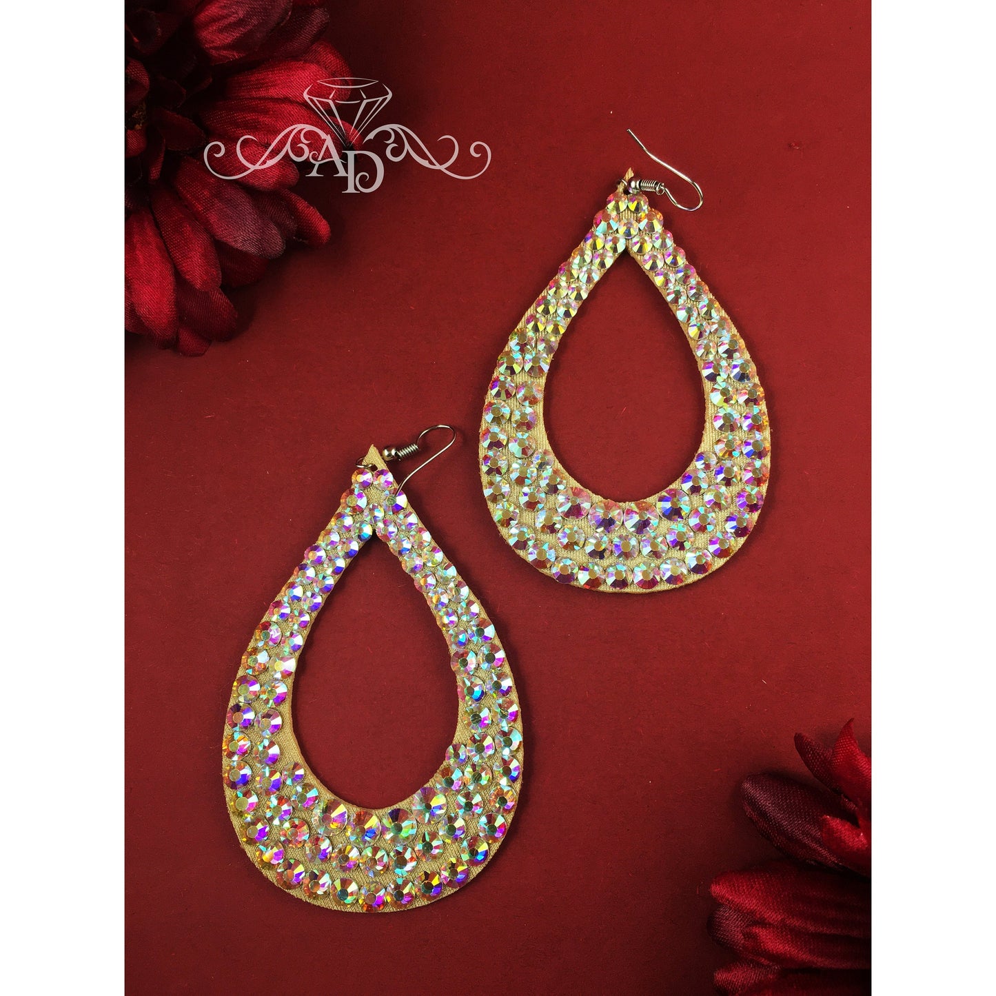 Stage Crystal Earrings - Jasmine