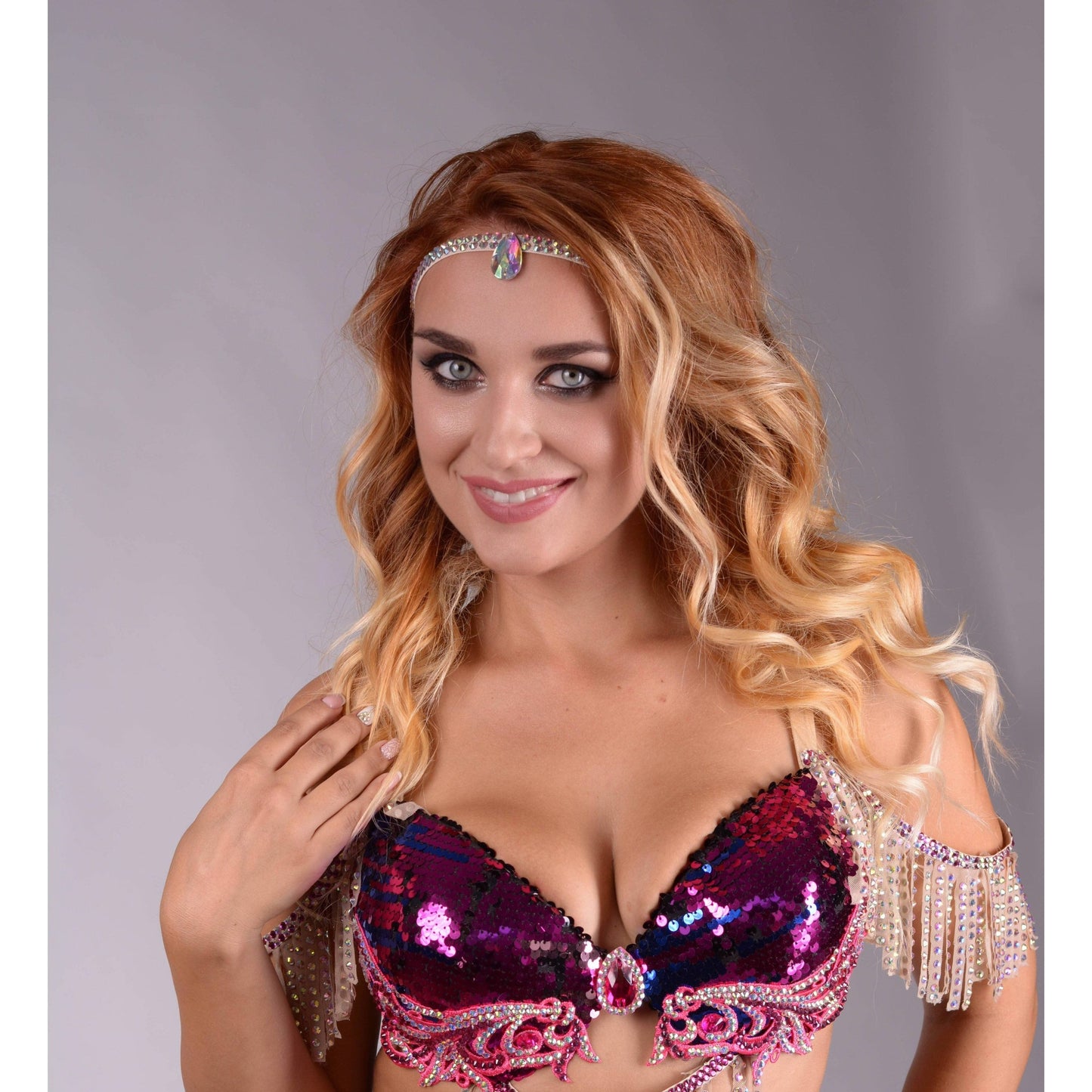 Sparkling Forehead Jewelry for Dance - Emy