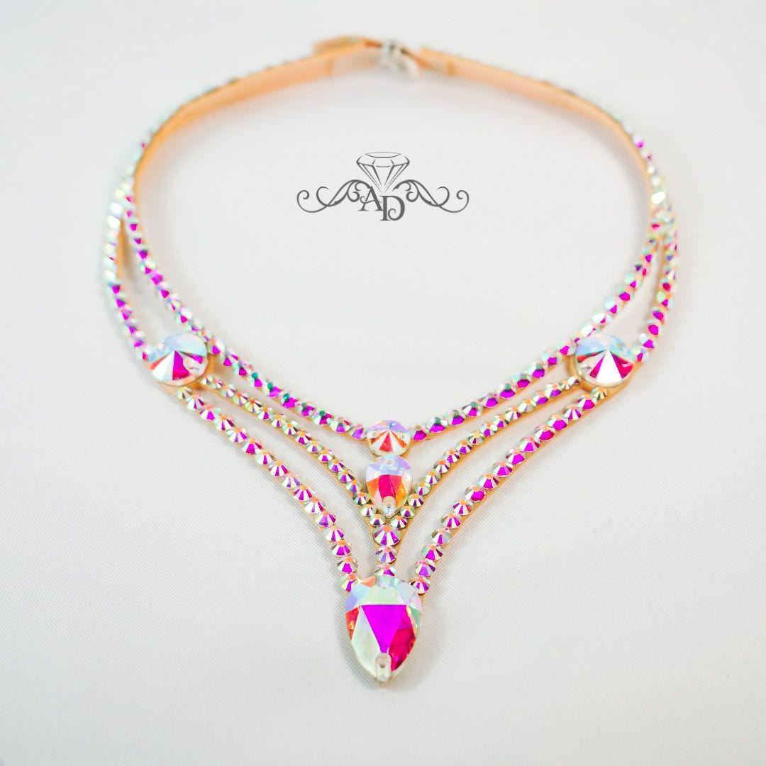 Glam Rhinestone Necklace - Molly