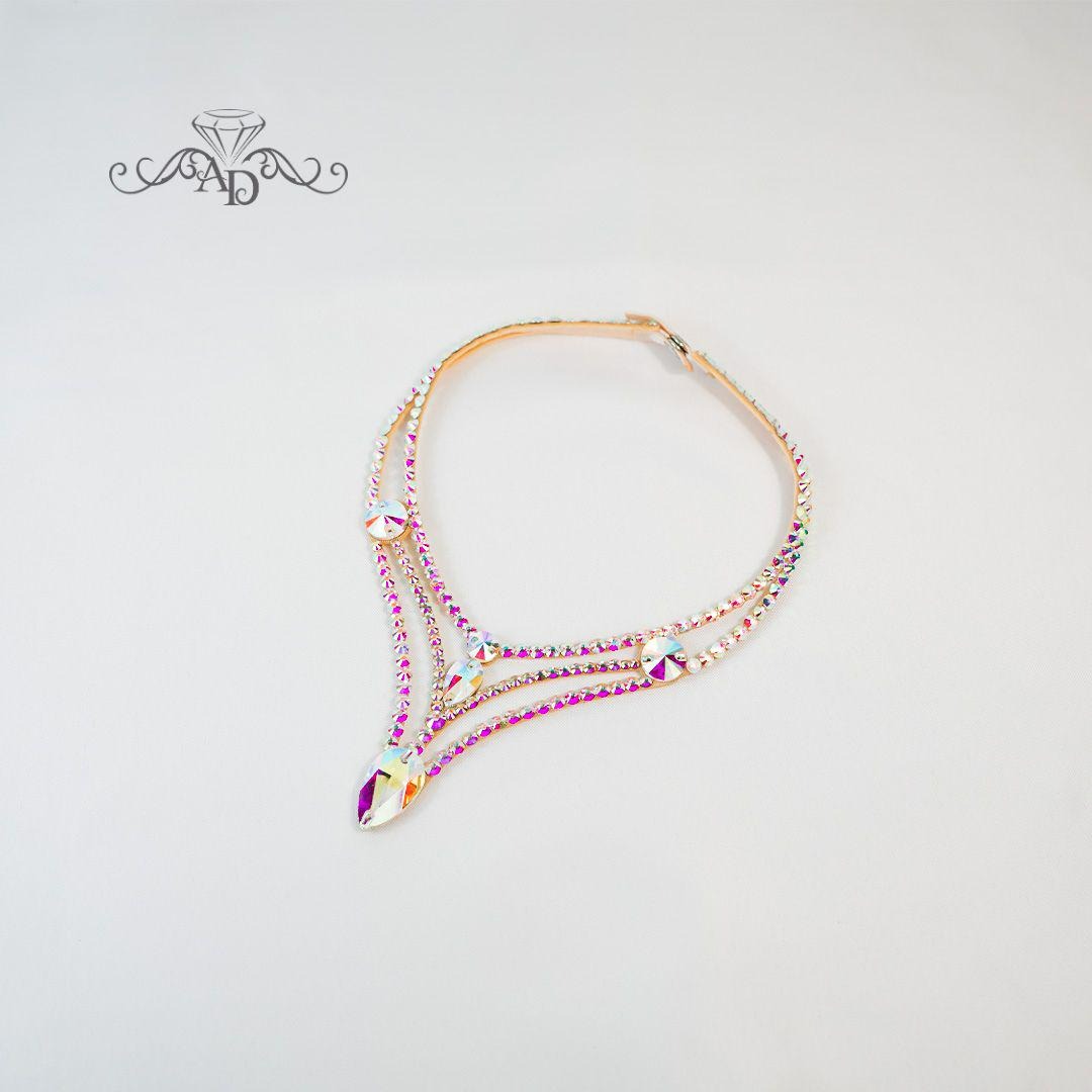 Glam Rhinestone Necklace - Molly