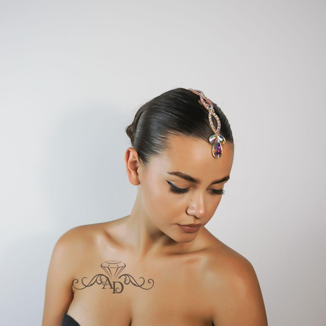 Handcrafted Rhinestone Hairpiece - Marlee