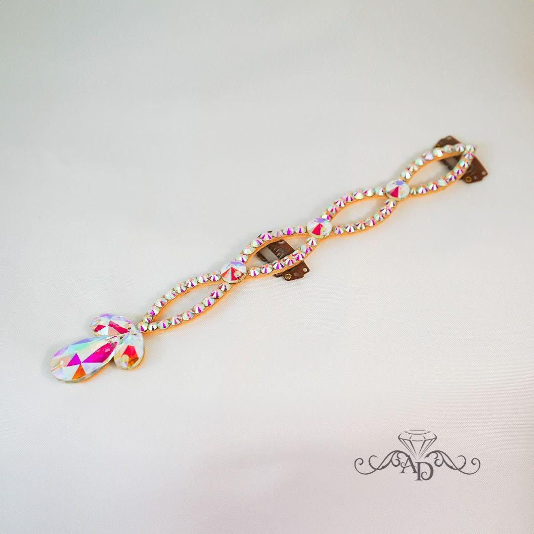 Handcrafted Rhinestone Hairpiece - Marlee