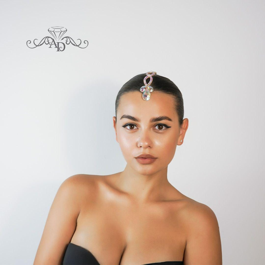 Handcrafted Rhinestone Hairpiece - Marlee