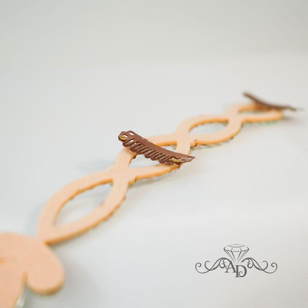 Handcrafted Rhinestone Hairpiece - Marlee