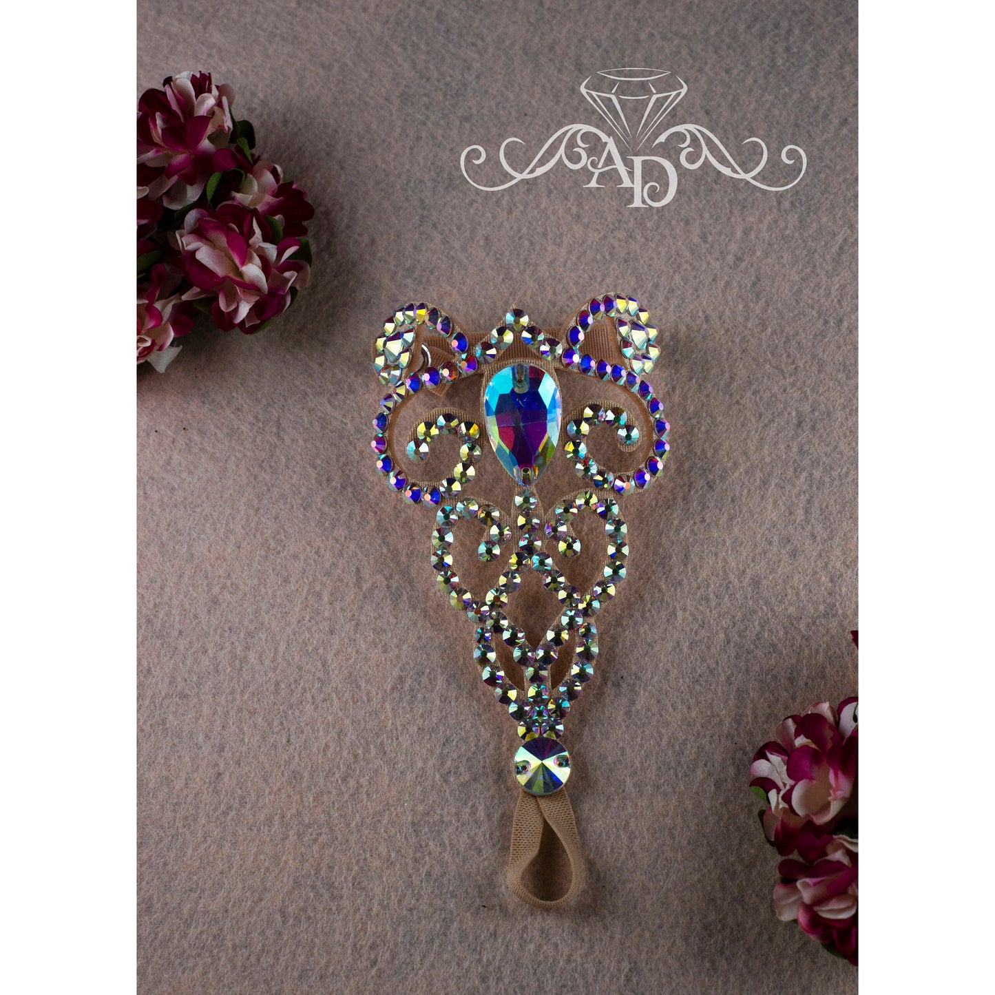 Belly Dance Rhinestone Bracelet - Lea