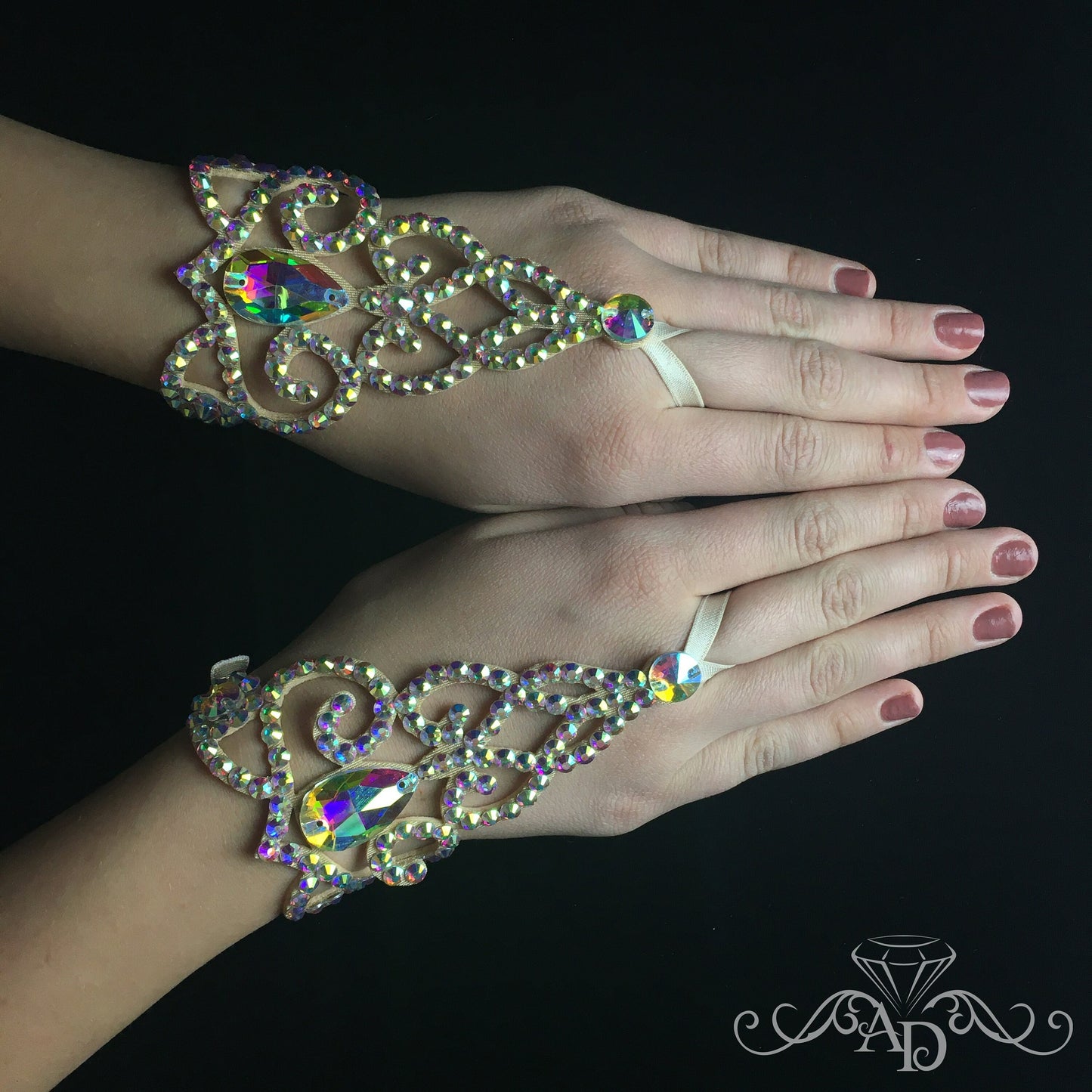 Belly Dance Rhinestone Bracelet - Lea