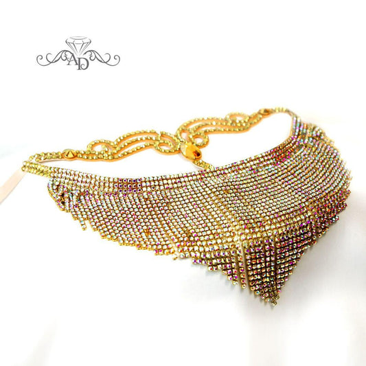 Burka Style Rhinestone Mask – Sherry Golden