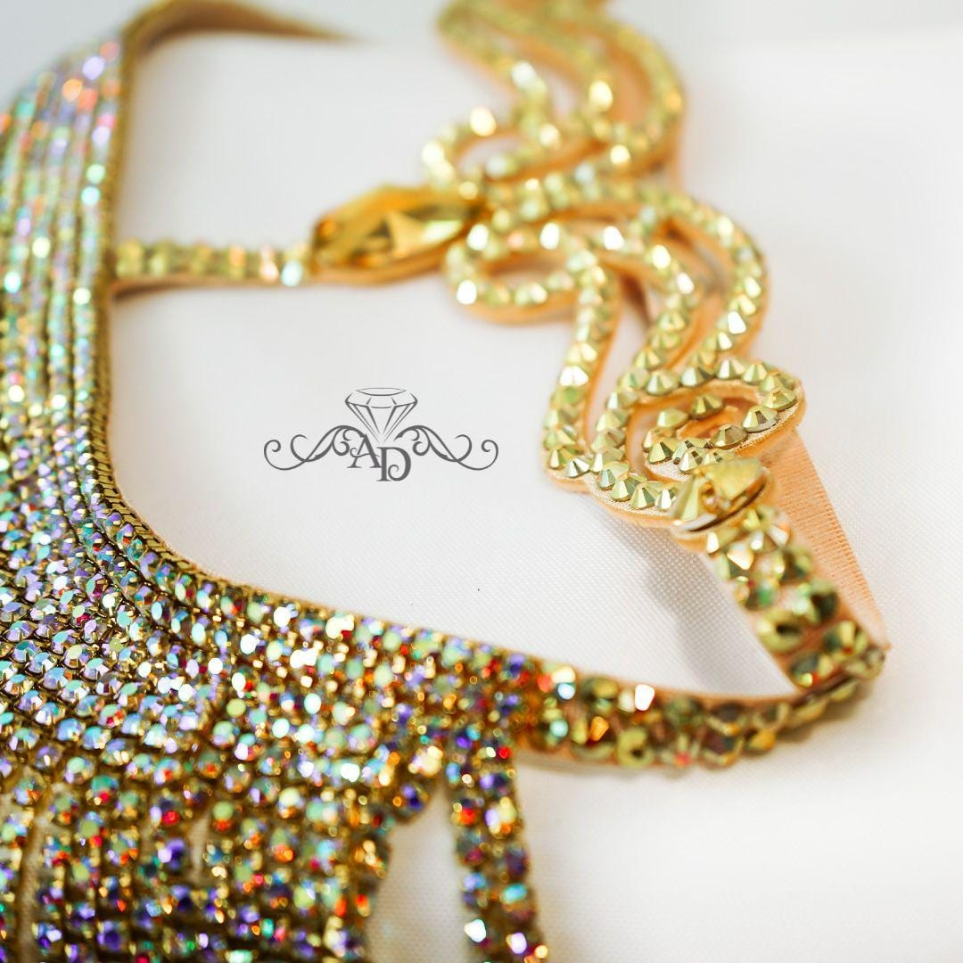 Burka Style Rhinestone Mask – Sherry Golden