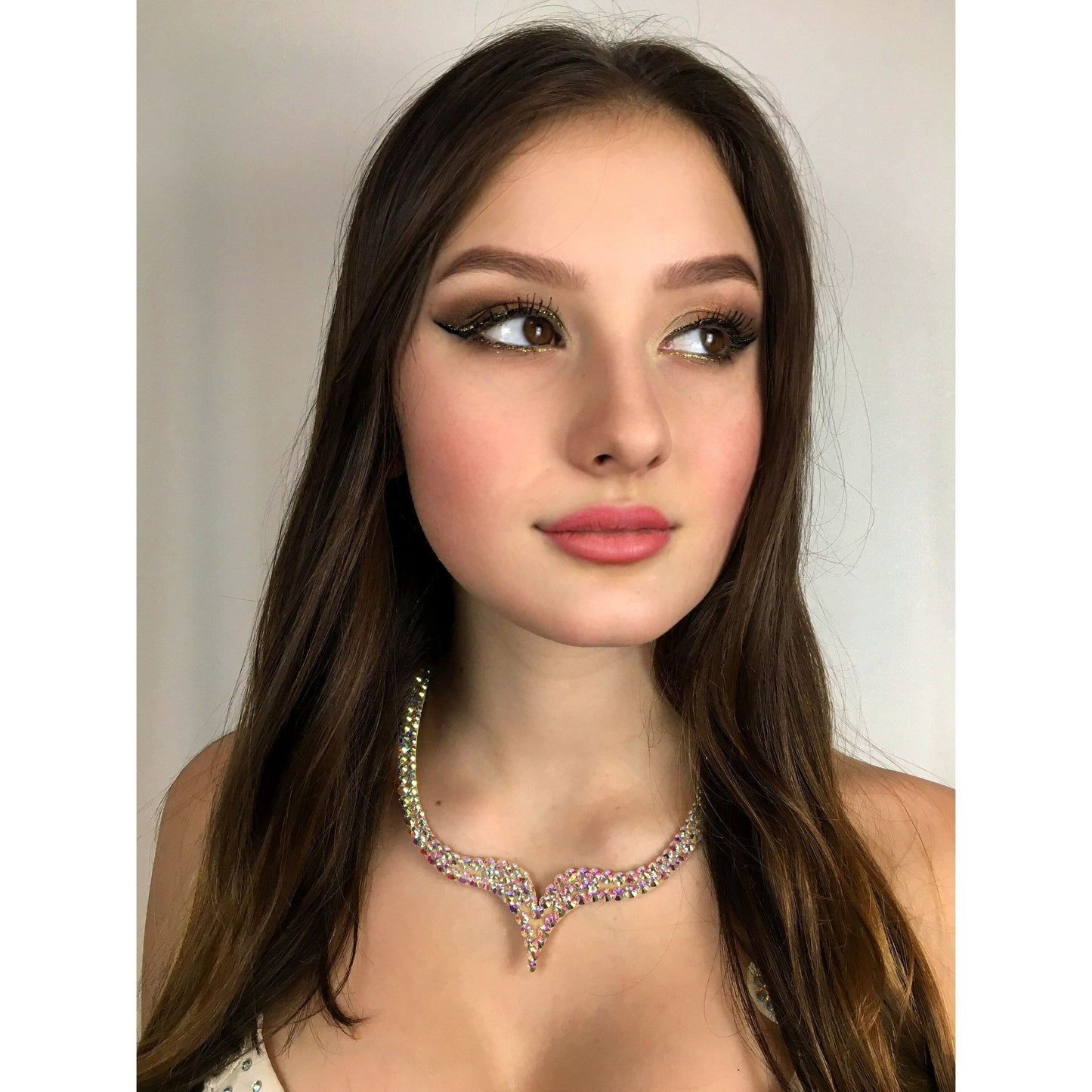 Lightweight Crystal Collar - Evi