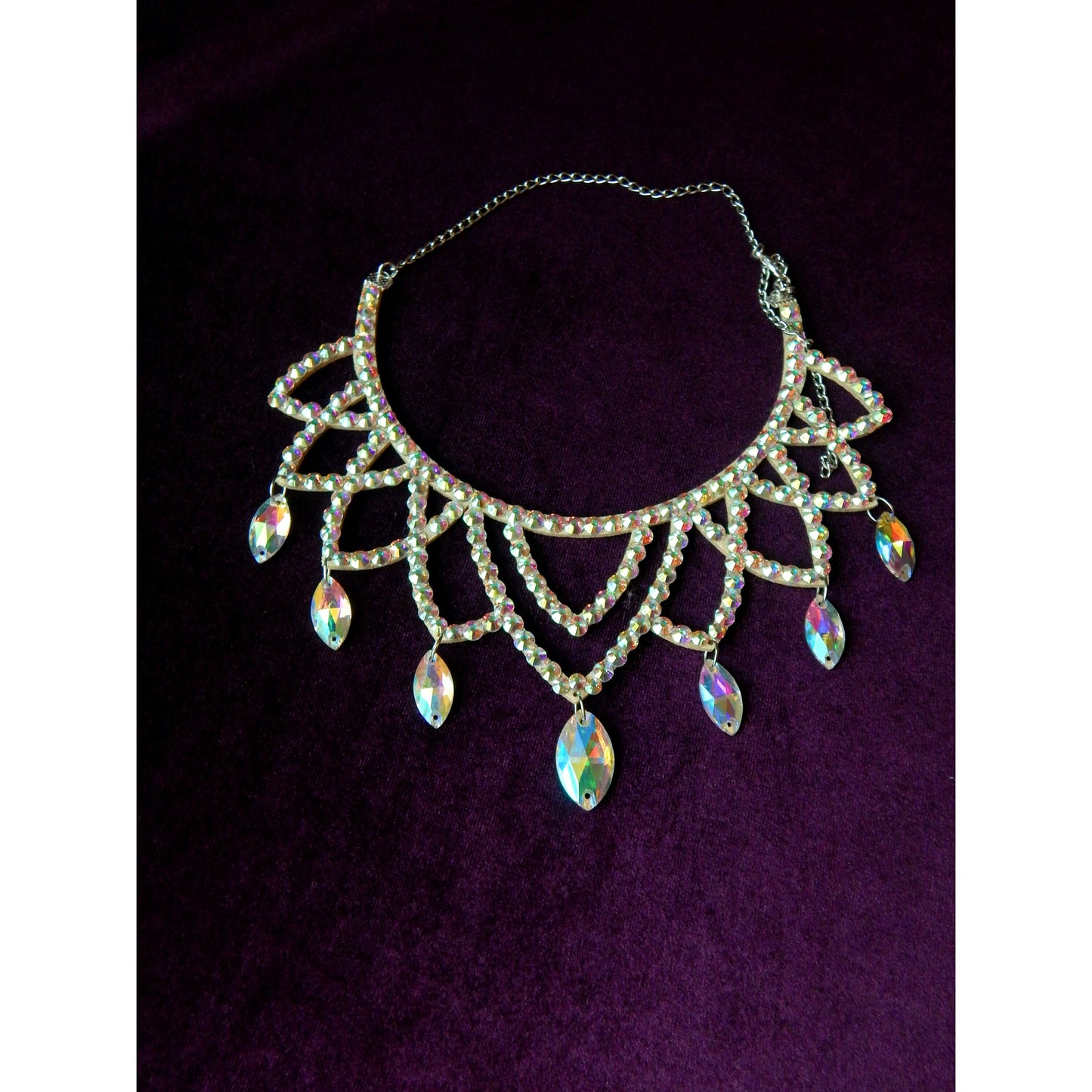 Choker Necklace for Belly Dance - Ruby