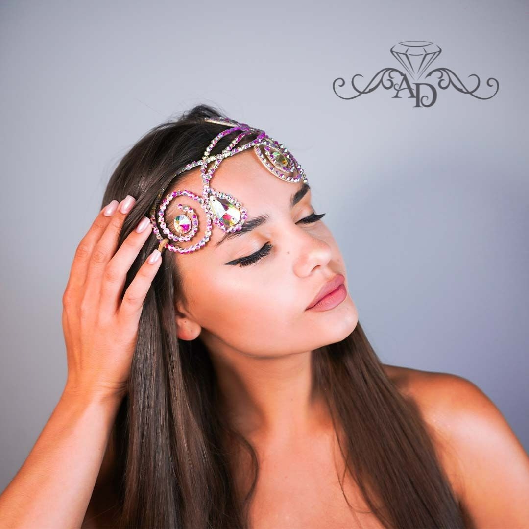 Flexible Wire Diadem for Performance Wear - Ava