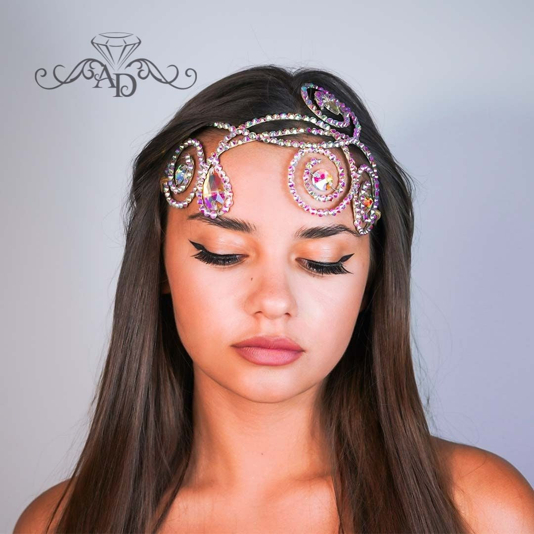 Flexible Wire Diadem for Performance Wear - Ava