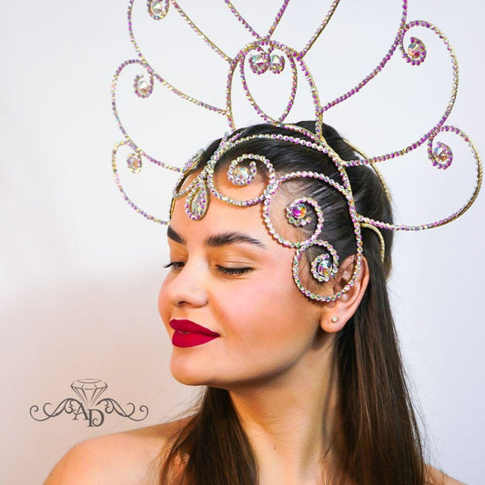 Shiny Wire Crown for Stage & Events - Belinda