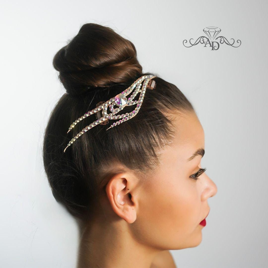 Stage Hairpiece for Dancers - Heidi