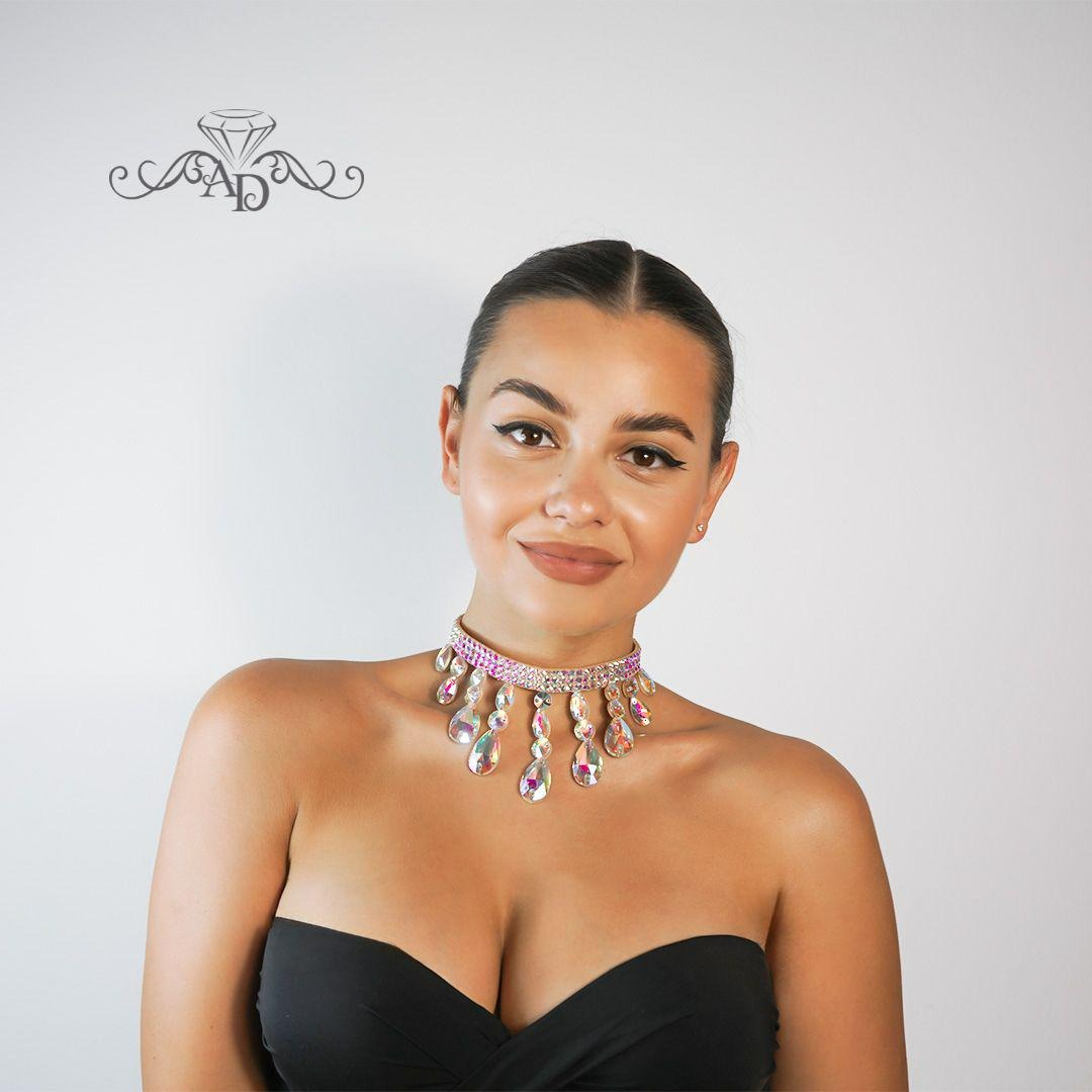 Lightweight Crystal Choker - Kaylee